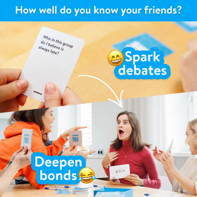 The World Game Answer This Friends strengthens family bonds during a game night.