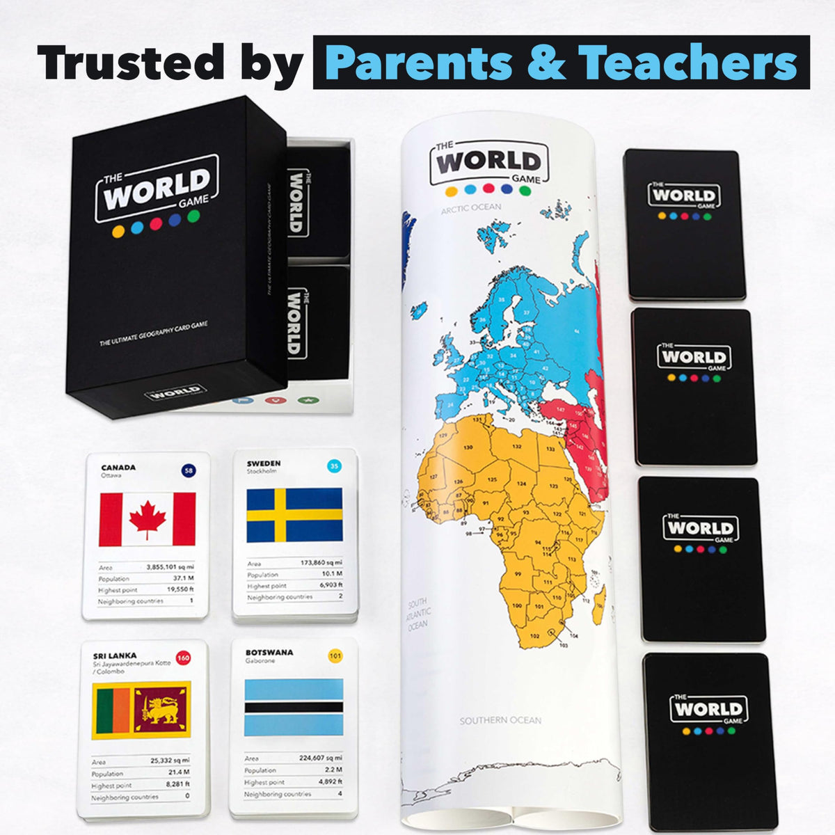 The World Game family board game: fun learning for everyone around the table