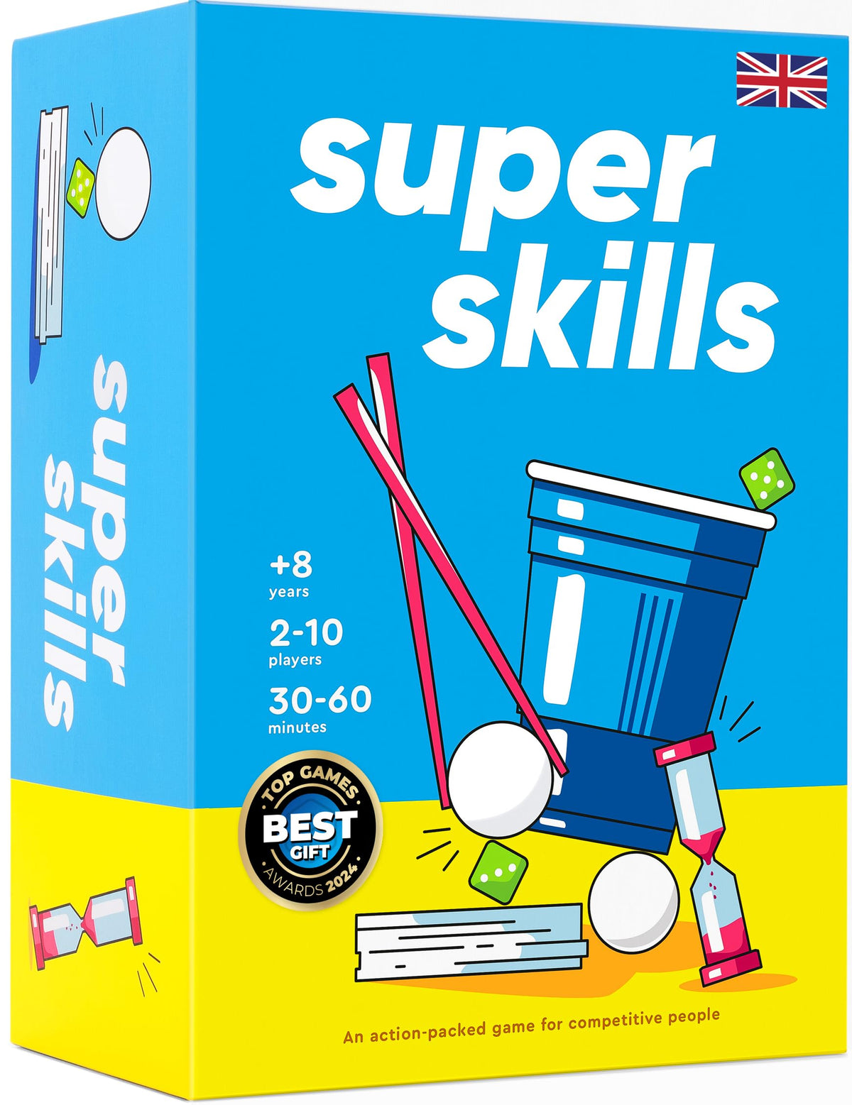 The World Game Super Skills challenge cards for fast-paced group play