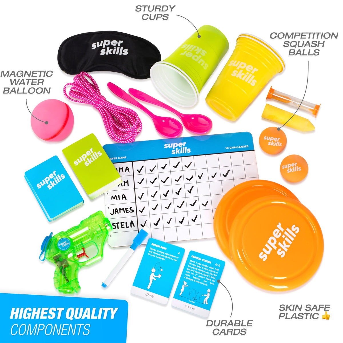 The World Game complete accessory kit for easy setup and instant play