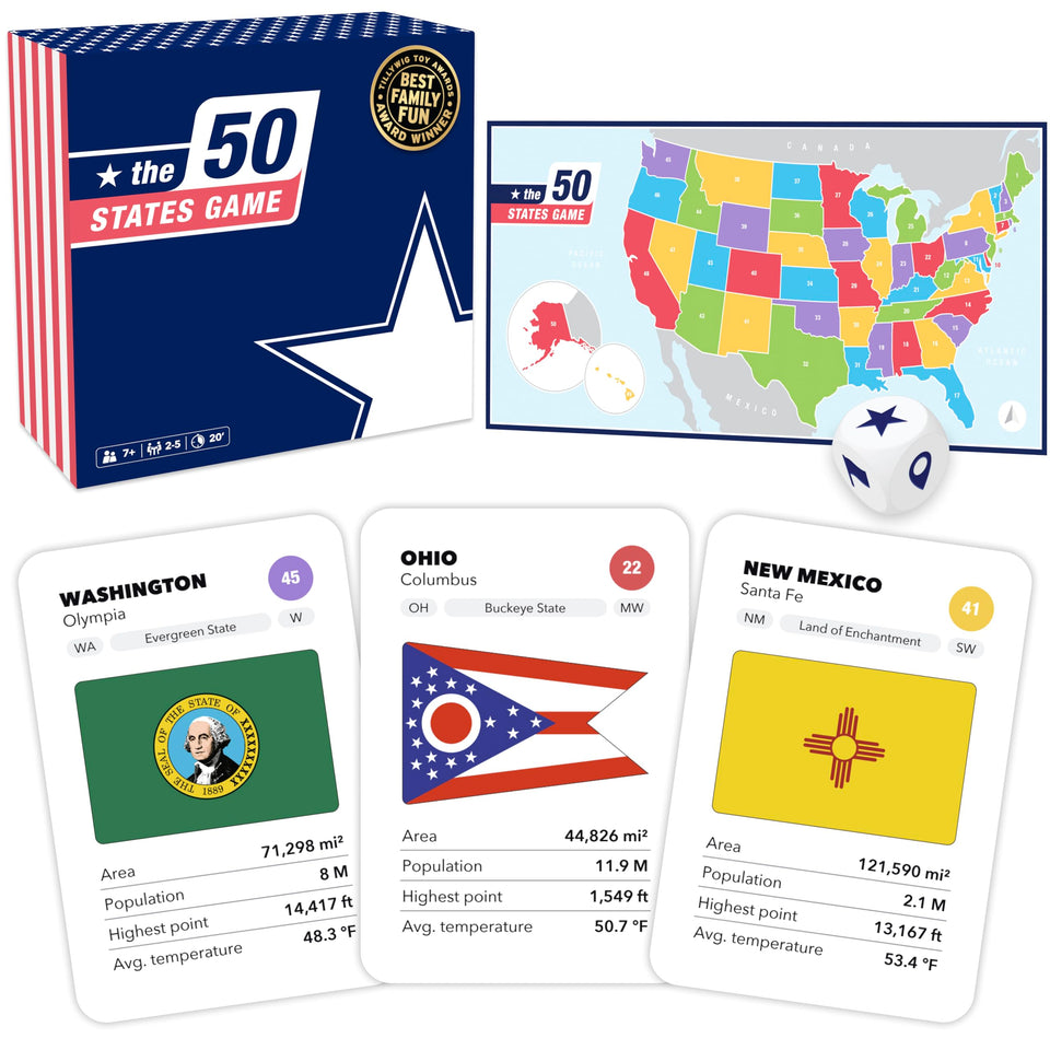 The World Game usa-map overview enhances quick geography learning for families.