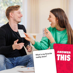 Valentine's date night with Answer This cards creating memorable moments.
