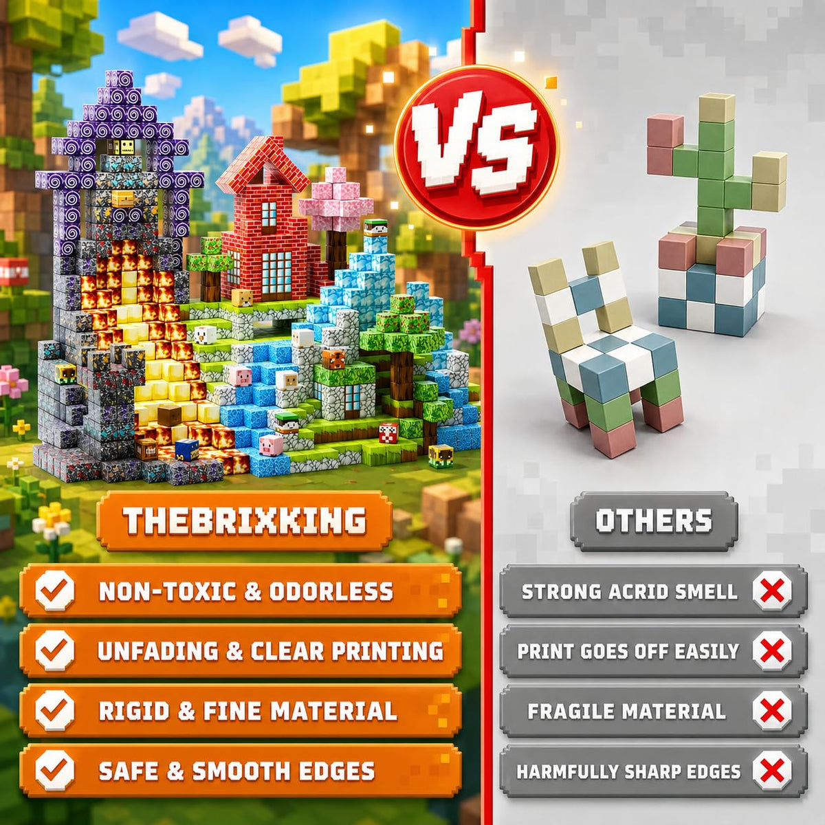 THEBRIXKING magnetic blocks forest scene inviting explorations of natural layouts
