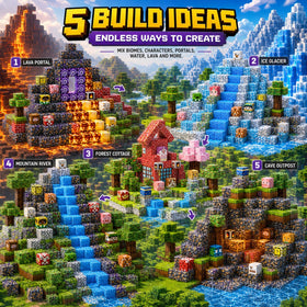 THEBRIXKING magnetic blocks lava world with bright colors and dynamic play possibilities