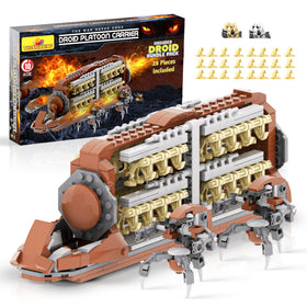 THEBRIXKING Battle Droid Army Platoon Carrier top view ready for space battles.