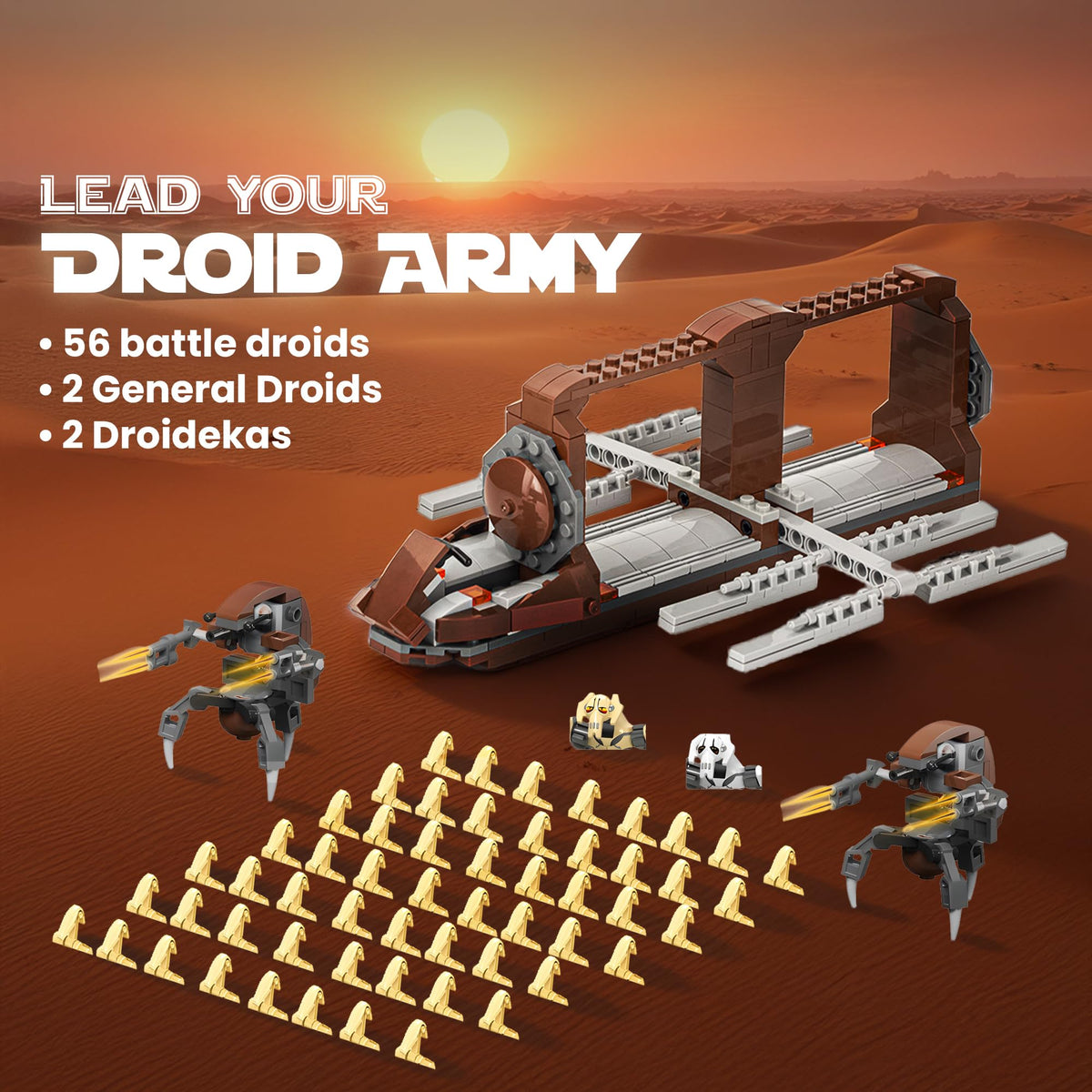 THEBRIXKING Two General Droids included with the squad.