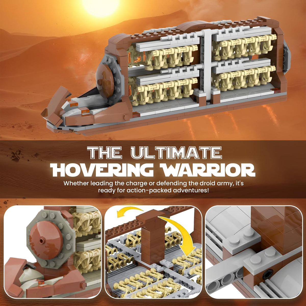 THEBRIXKING Gift-ready packaging highlights versatile building fun.