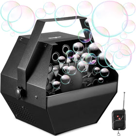 Theefun bubble machine with remote control for easy at‑hand operation during parties