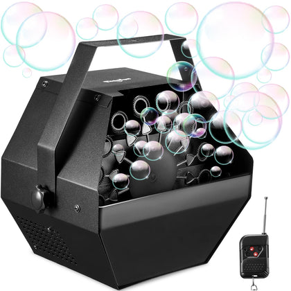 Theefun bubble machine with remote control for easy at‑hand operation during parties