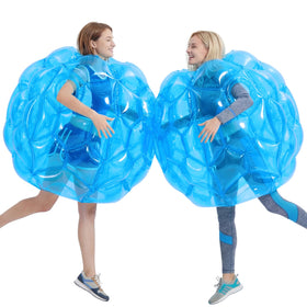 Theefun bumper balls 2-pack 36-inch dark blue for outdoor family games.