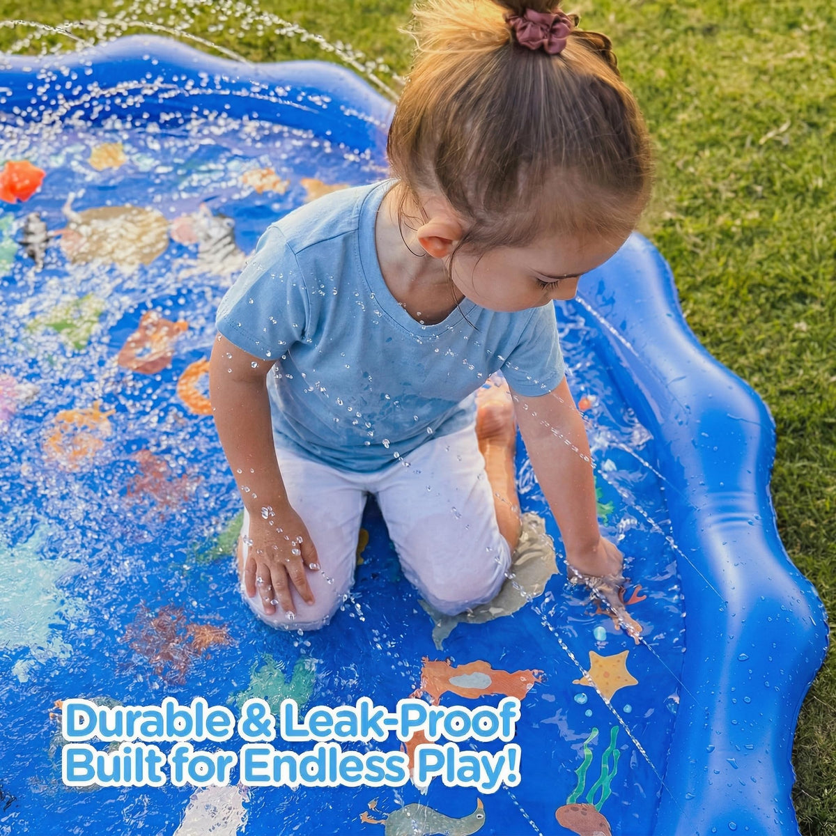 TheKiddoSpace hose-friendly setup lets you start sprinkling in minutes.