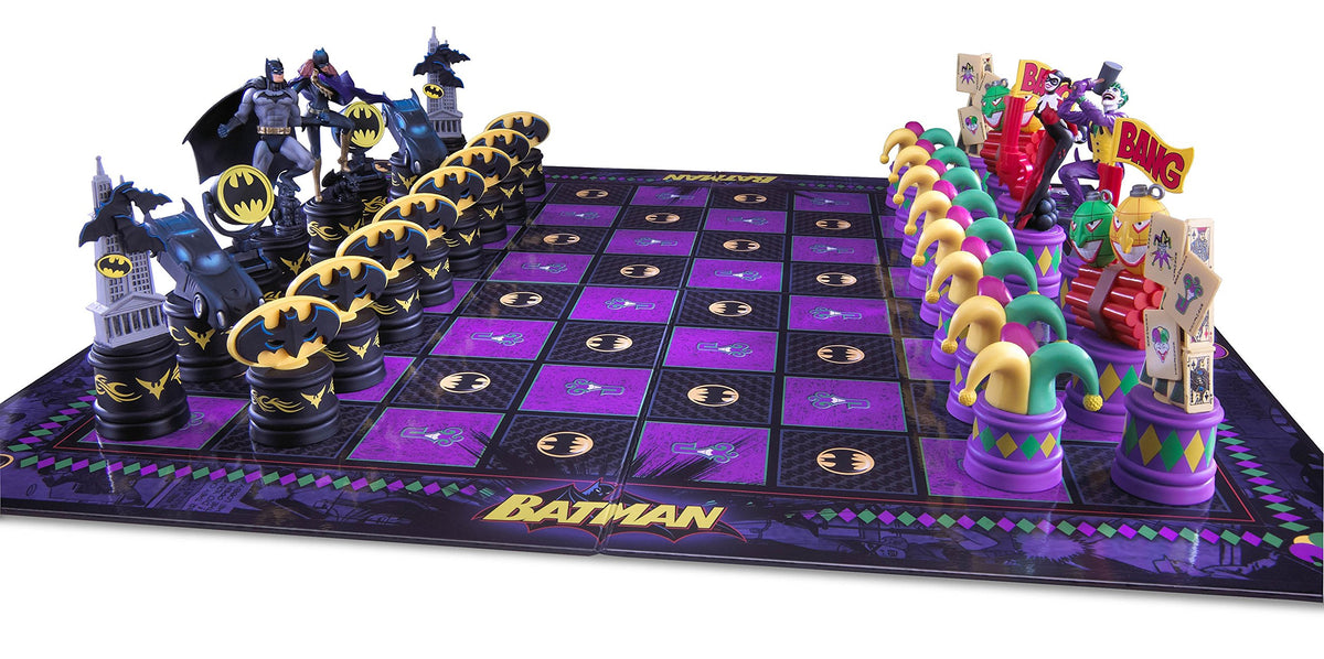 The Noble Collection Batmobile piece highlights the set's collectible vibe