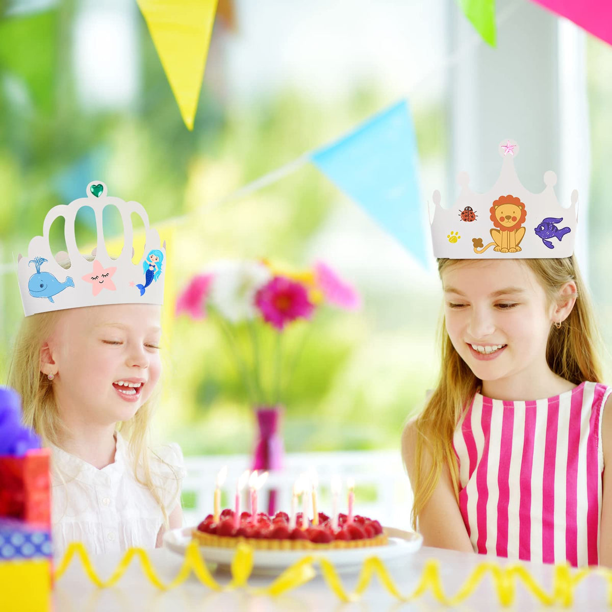 Thenshop blank crowns invite creative expression for memorable photos.