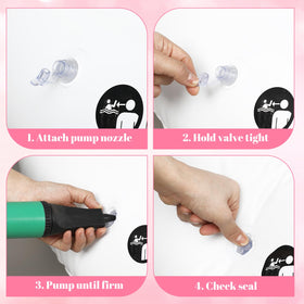 Thenshop quick-inflation valve pool float for fast setup