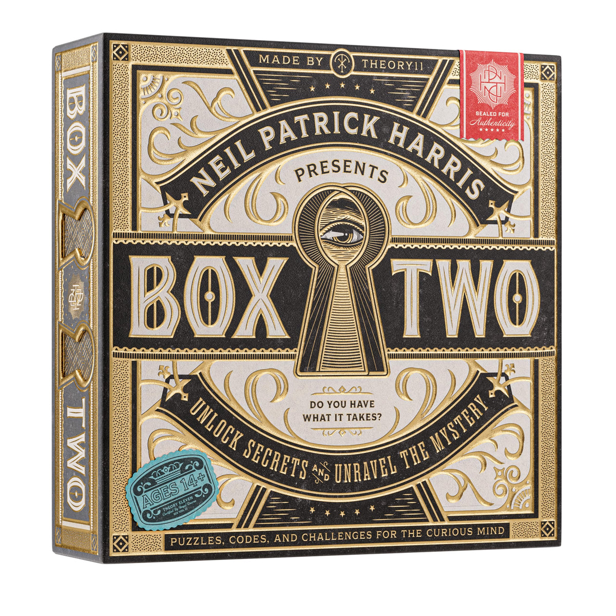 theory11 Box Two cover featuring Neil Patrick Harris invites immersive puzzle play