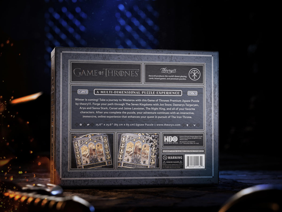 theory11 Game of Thrones puzzle interactive digital experience extends the journey.