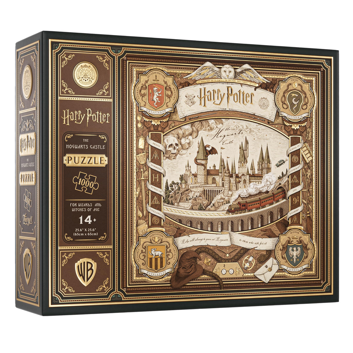 Theory11 Harry Potter puzzle Hogwarts Castle detail enhances immersion for fans.