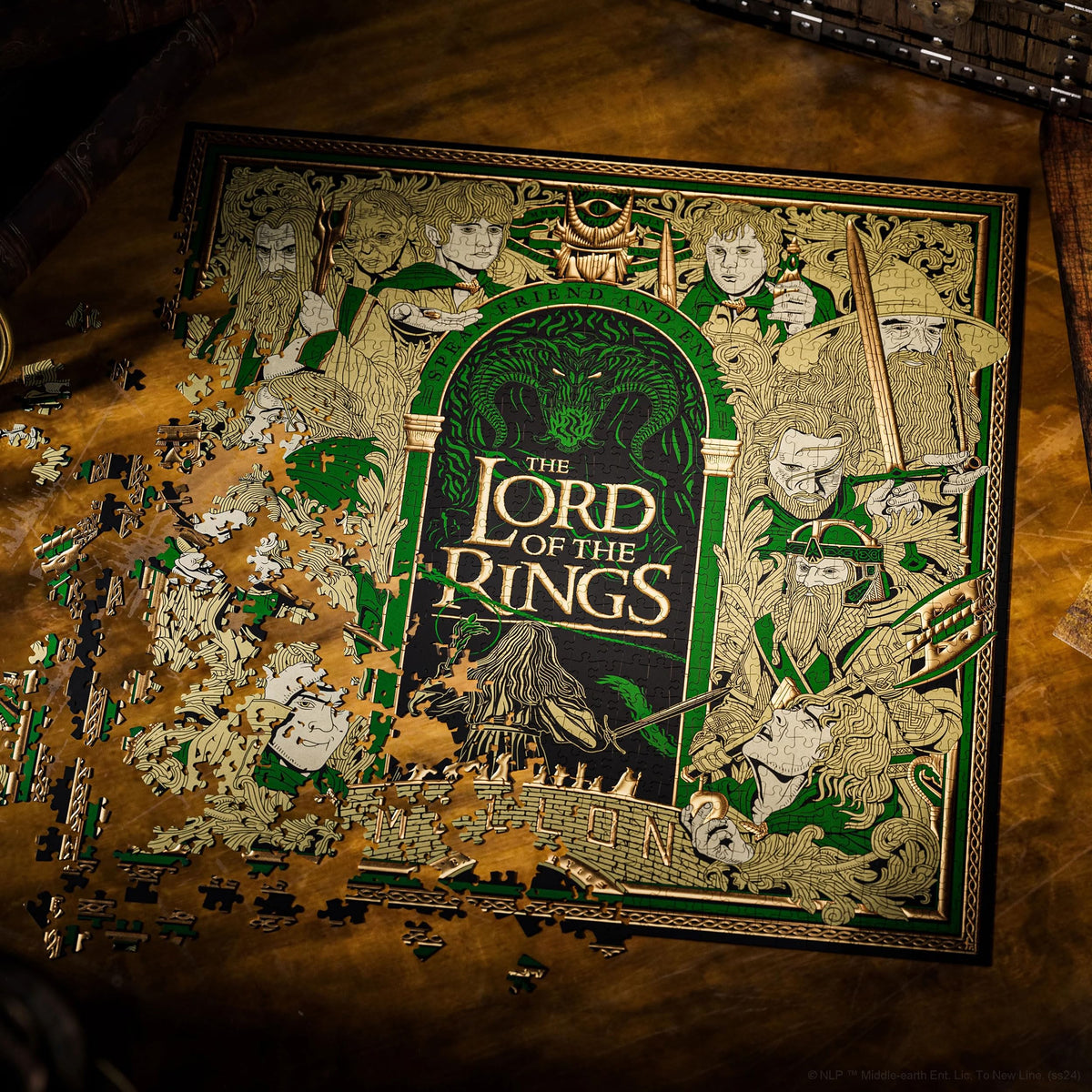 theory11 Lord of the Rings puzzle 1,000 pieces presents a challenging Middle-earth scene