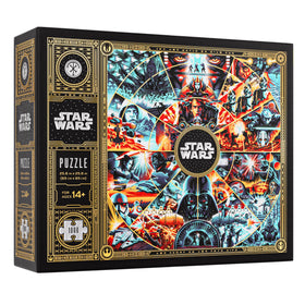 Theory11 Star Wars puzzle pieces with gold foil detail for a premium finish