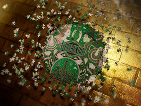Theory11 Wicked puzzle completed display captured, ready to decorate your space.