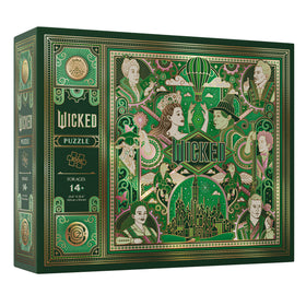Theory11 Wicked puzzle cover featuring iconic Wicked artwork for fans.