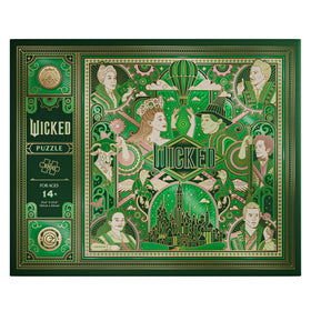 Theory11 Wicked puzzle pieces closeup reveals premium gold foil detailing.
