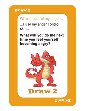 Mad Dragon rule-book page highlights simple steps for fast learning.
