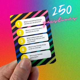 Therapy U Connect More cards with 300 questions spark conversations.