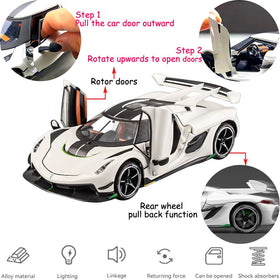 Therina Jesko 1/24 pull-back rear wheels for quick tactile play