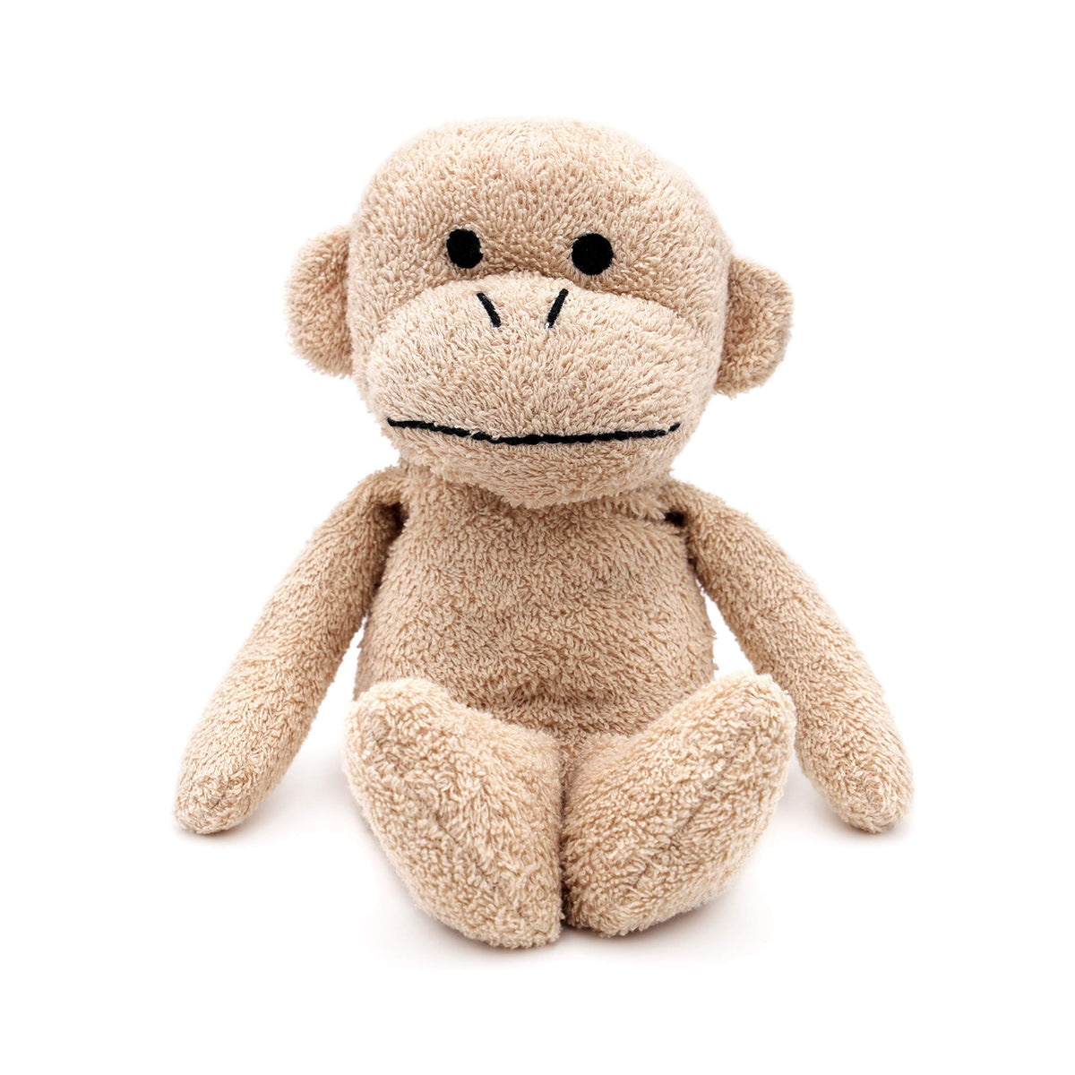 Thermal-Aid Jo Jo The Monkey plush material feels soft and comforting.