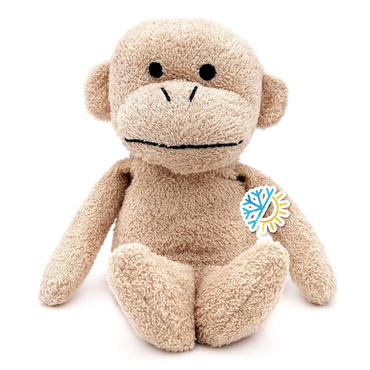 Thermal-Aid Jo Jo The Monkey washable cover for easy cleaning and cozy comfort.