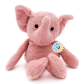 Thermal-Aid Tiny The Elephant front view, plush and comforting warmth.