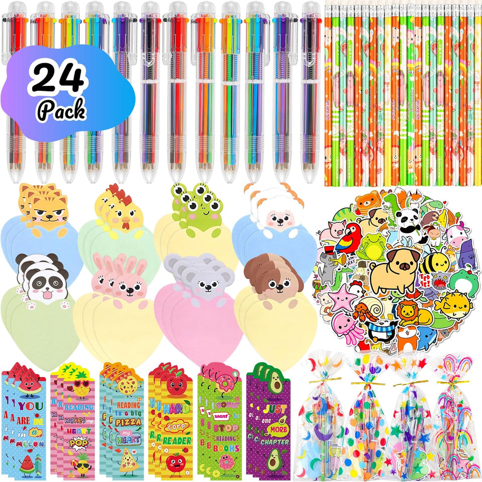 Thesixowls birthday goodie bags: full 24-pack contents for kid-friendly party favors