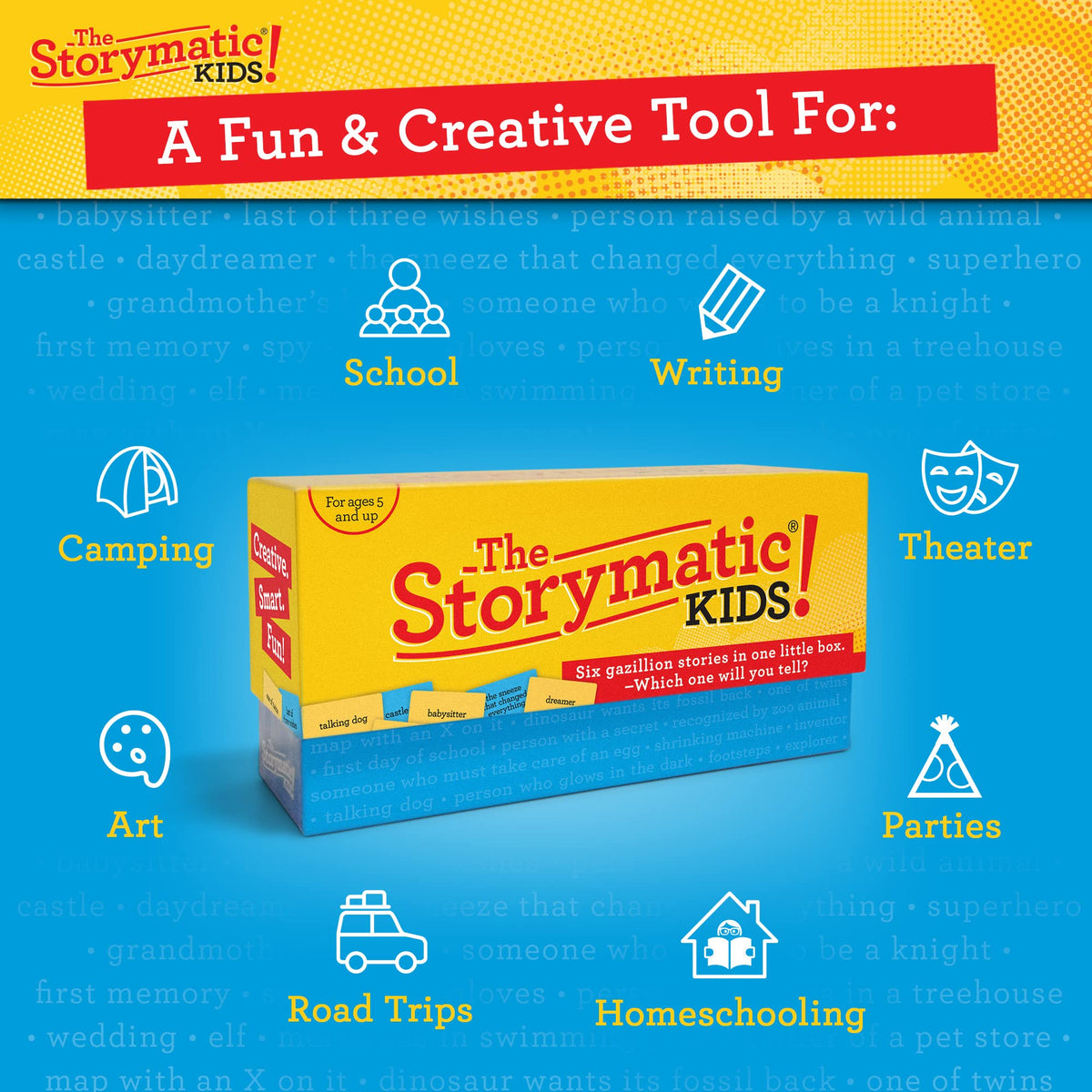 The Storymatic Kids 20 blank prompts for customization and ownership