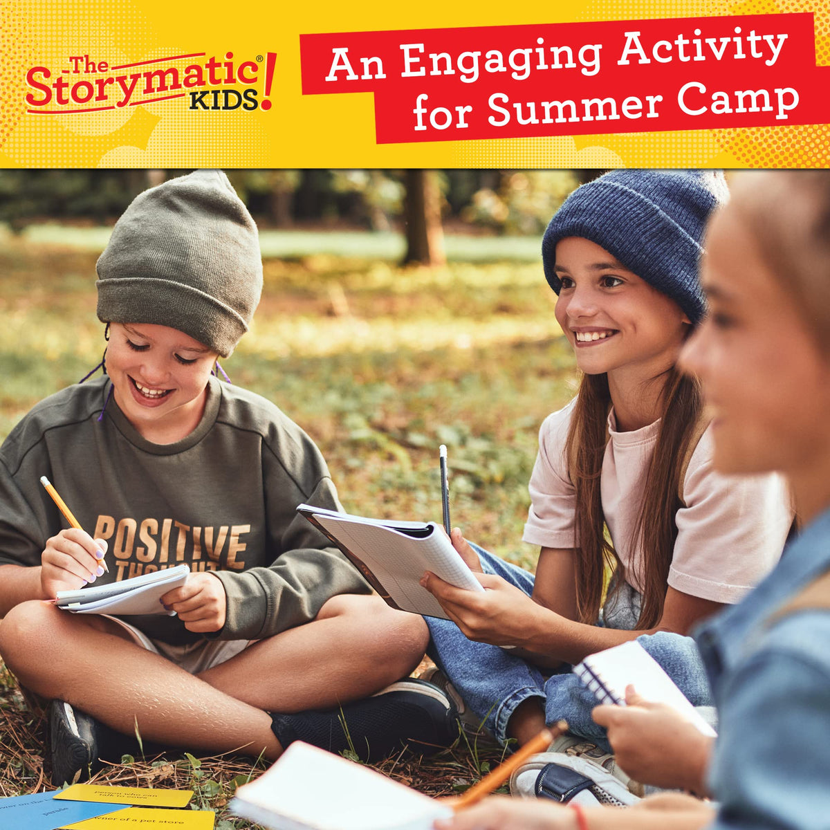 The Storymatic Kids group play promoting collaboration and communication