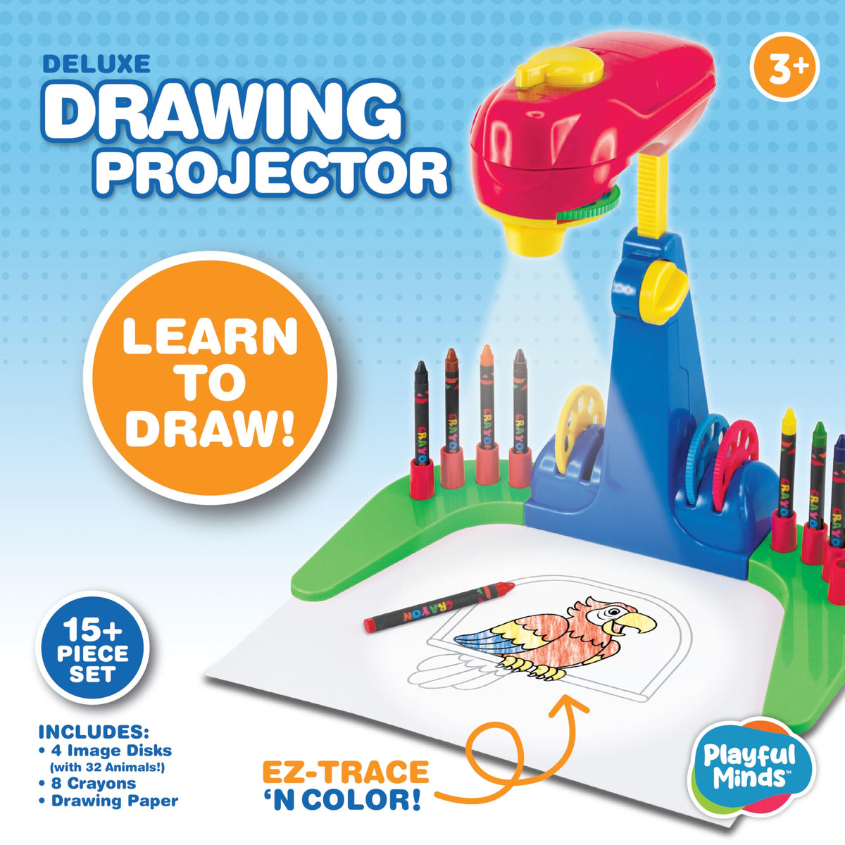 Thin Air Drawing Projector Discs with 32 animal sketches for varied tracing practice