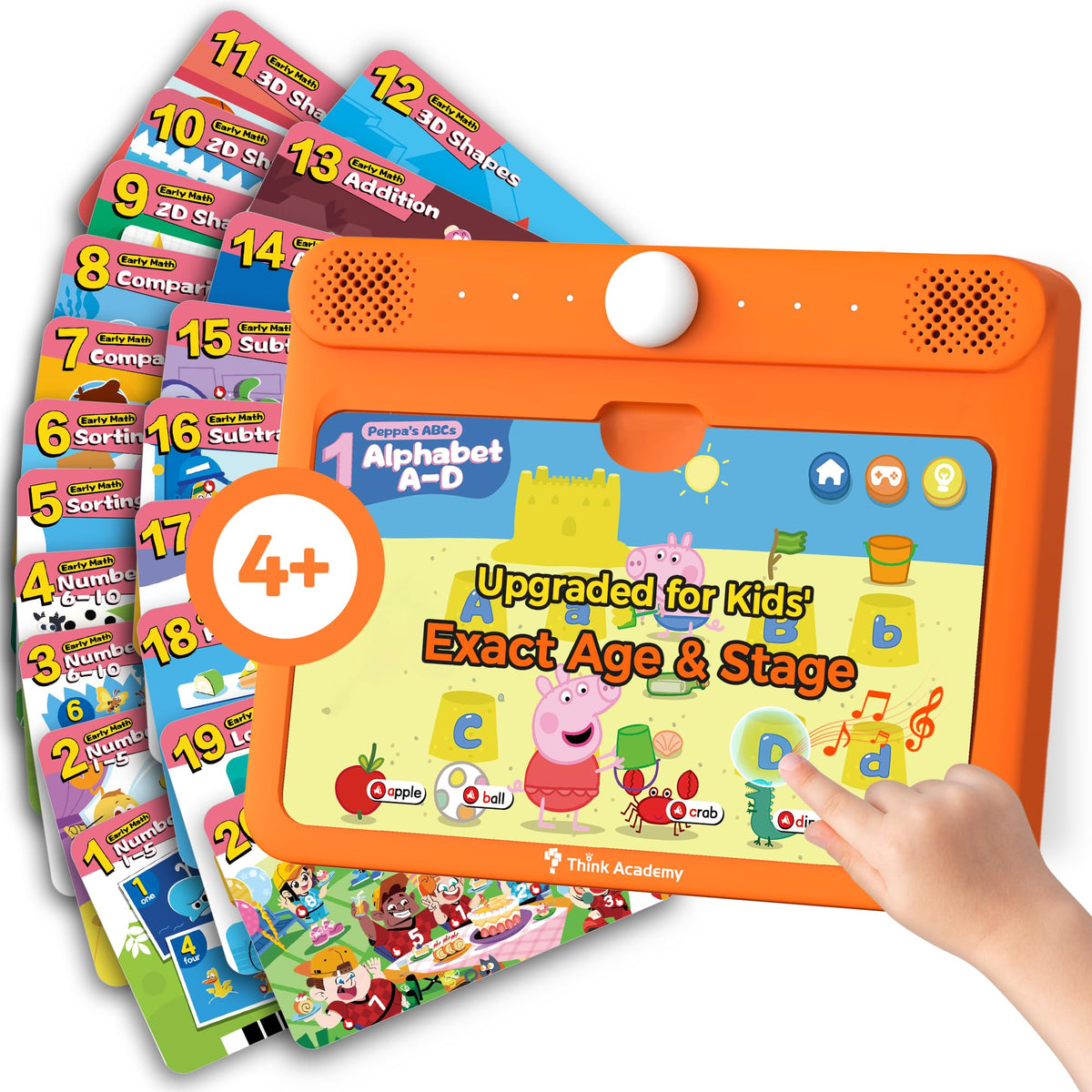 Think Academy Learning Pad with 4+ age-based path supports confident early learners.