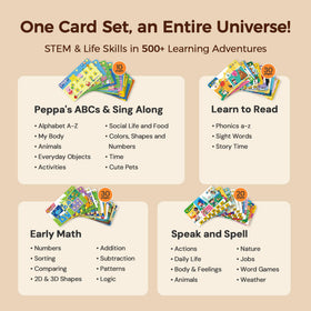 Think Academy Learning Pad animals and daily life skills cards build practical knowledge.