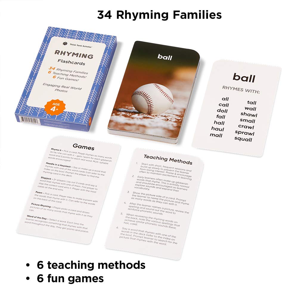 Think Tank Scholar award-winning flashcards for trusted early learning.