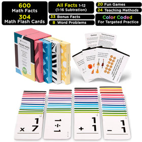 Think Tank Scholar color-coded addends and multiplicands aid targeted practice.