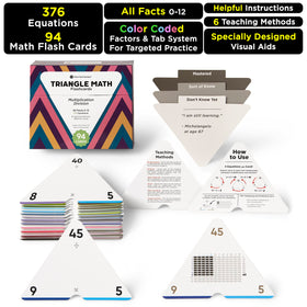 Think Tank Scholar color-coded multiplicands and divisors for targeted study.
