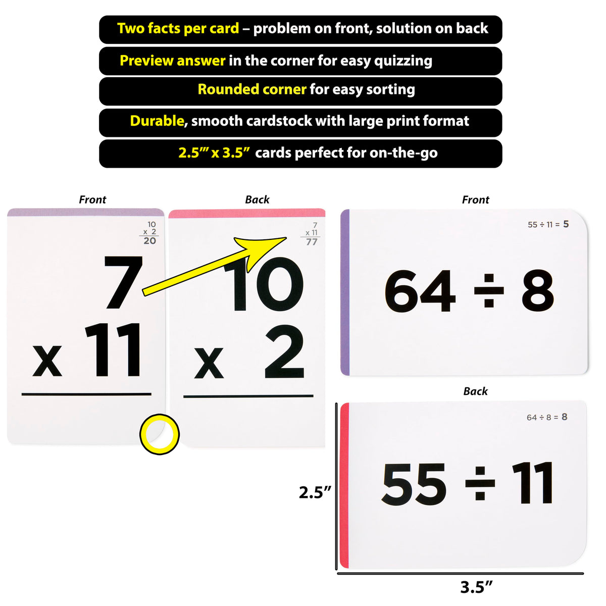 Think Tank Scholar durable card stock designed for classroom and travel use.