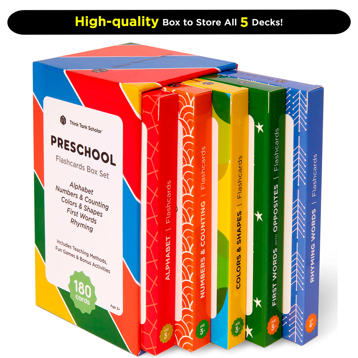 Think Tank Scholar jumbo cards offer large visuals and durable handling.