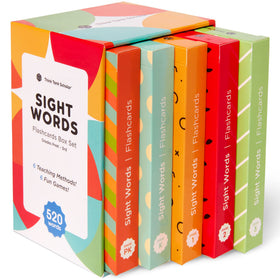 Think Tank Scholar sight words flash cards pack for early readers, 520 words included
