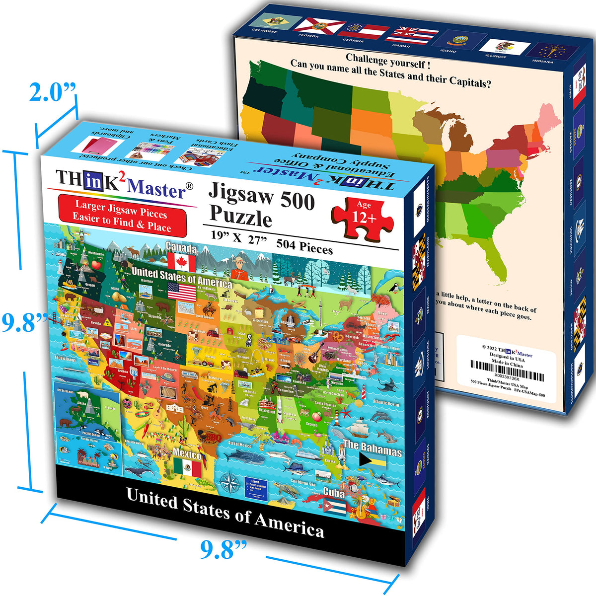 THINK2MASTER large-piece jigsaw supports collaborative activity around the table