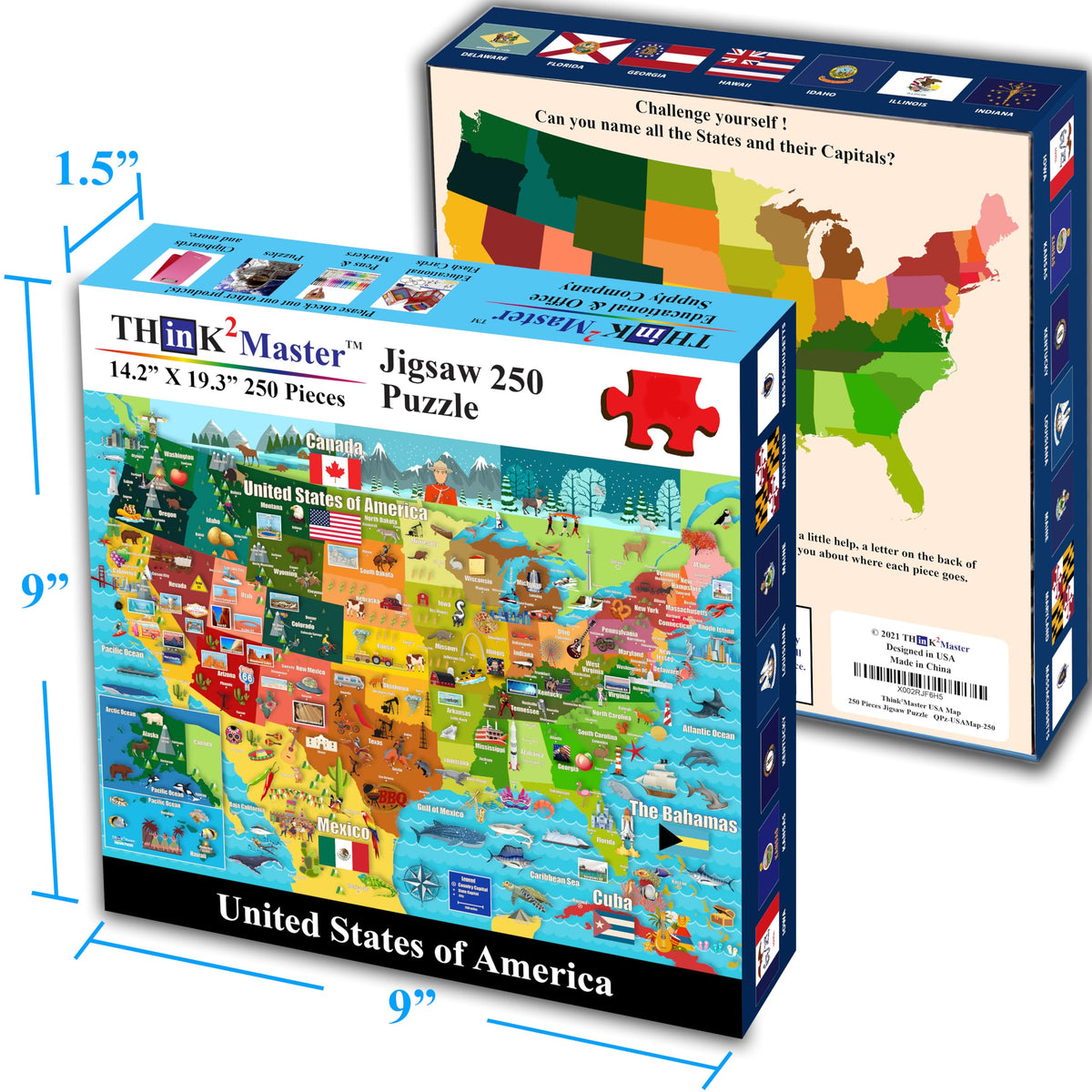 Think2Master box includes missing-piece warranty support for peace of mind
