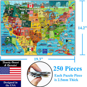 Think2Master puzzle pieces are premium recycled cardboard for durability