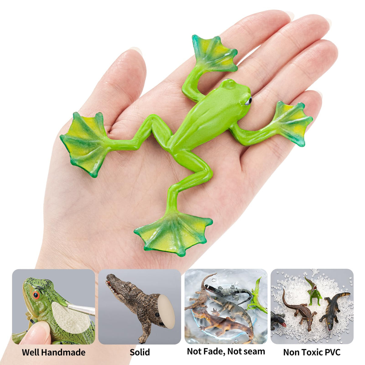 ThinkBay fire salamander figurine suitable for science notebooks and classroom displays