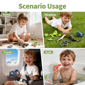 ThinkBay webbed tree frog figurine enhances rainforest diorama accuracy and storytelling
