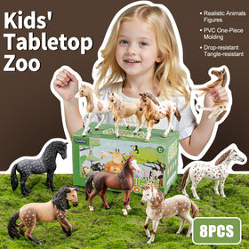 THINKBAY Andalusian stallion figurine adds dynamic display and play.